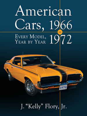 cover image of American Cars, 1966-1972